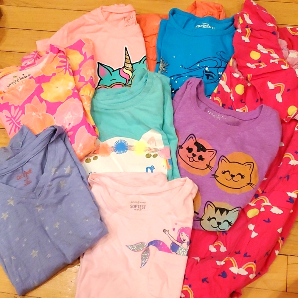 7/8 Summer short sleeve lot. So fun! Top rated sellers!